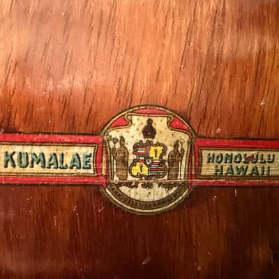 Extremely Rare Jonah Kumalae Hawaiian Solid Koa Soprano Ukulele with Cigar Label image 22