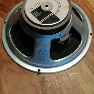 Celestion T3760 G12T-75 12" 75-Watt 16 Ohm Replacement Speaker 2010s - Silver image 1