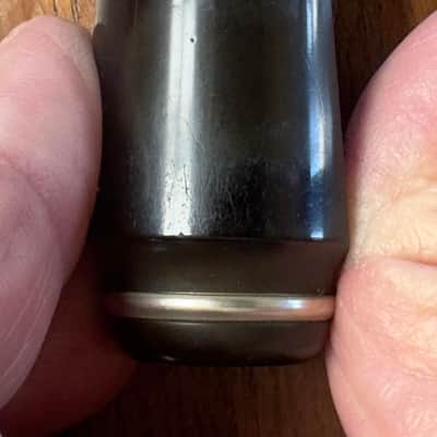 Lelandais (Steel Ebonite) Soprano mouthpiece Soprano 1940's-1950's - Black Hard Rubber image 3