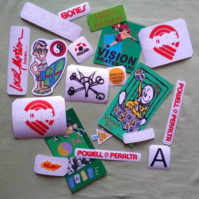 Green Meanie guitar stickers GJ2 skate full set 19 image 2