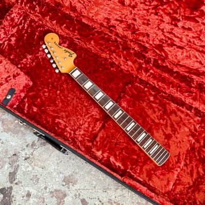 Fender Jaguar guitar neck 1968 - Rosewood original vintage USA A width image 3