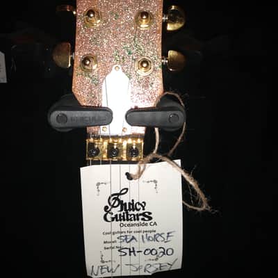 Juicy Guitars Sea Horse "New Jersey" 2021 Black Sparkling Gloss image 9