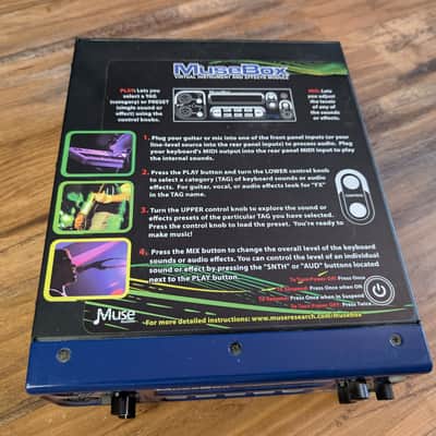 Peavey Muse Box Virtual Instrument And Multi Effects Module Excellent Condition image 4