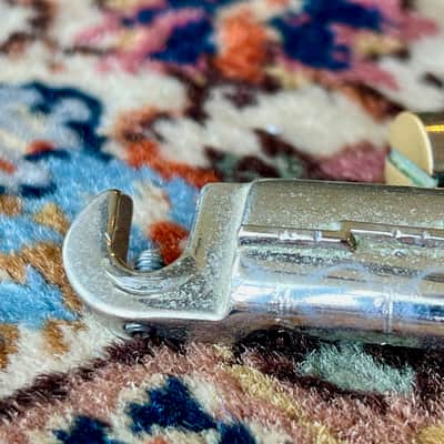 1960's Nickel Gibson Wraparound Bridge Les Paul Junior SG TPBR 8513 12809 Lightning Bar image 4