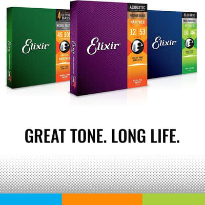 Elixir Strings Electric Guitar Strings w NANOWEB Coating, Light (.010-.046) Bild 5