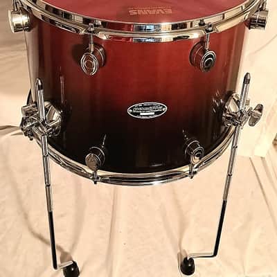 PDP PACIFIC FS 4 PC SHELL PACK W/ 22", 12", 14" & 16" CUSTOM FT Black Cherry Fade/Chrome-HEAR ON YOUTUBE image 4
