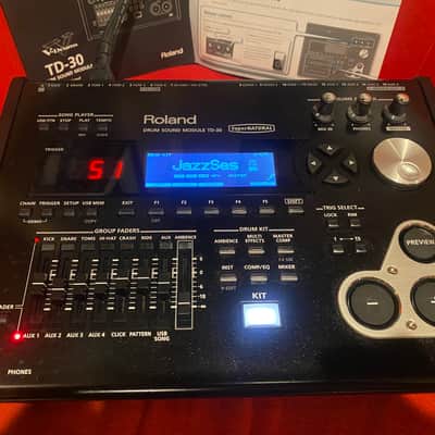 Roland TD-30 Drum Sound Module 2012 - 2016 - Black image 2