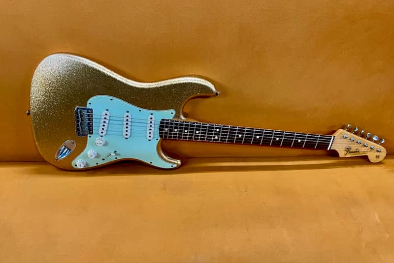 Fender 1964 Stratocaster Master Design Masterbuilt Greg Fessler 2006 - Gold Sparkle image 1