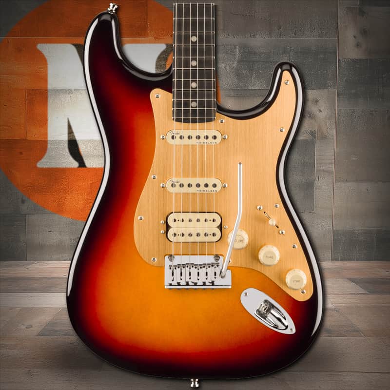 Fender American Ultra II Stratocaster HSS, Ebony Fingerboard - Ultraburst image 1