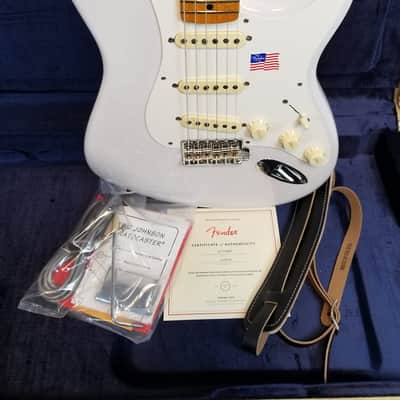 Fender Eric Johnson Stratocaster, Maple Fretboard, White Blonde W/Case image 1
