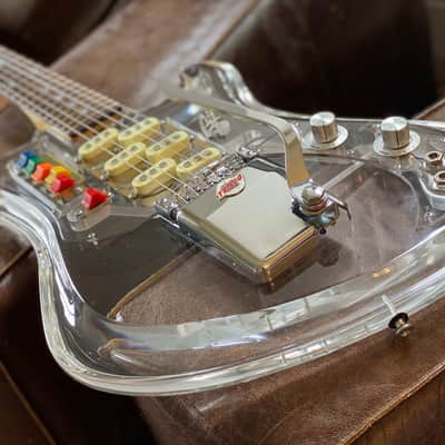 Very Rare 1990's Japanese Teisco Spectrum 5 Acrylic with OHSC. 100