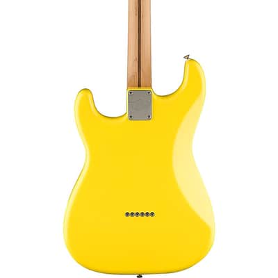 Fender Tom DeLonge Stratocaster Electric Guitar With Invader SH8 Pickup Regular Graffiti Yellow image 2