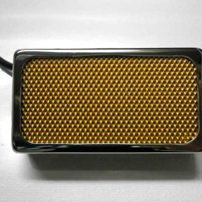 Q pickups CHROME Open Cover GOLD FOIL Humbucker PAF Guitar Pickup Hand Wound image 4
