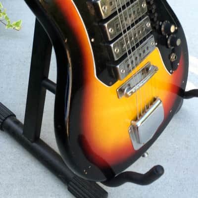 Rare Teisco ET-400 60's 3 Color Sunburst image 5