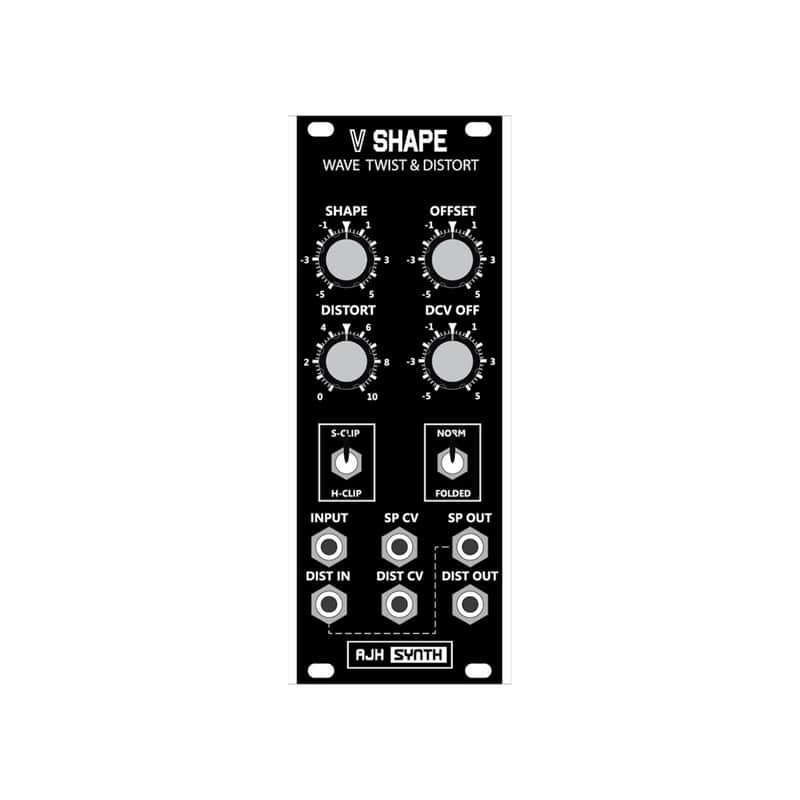 AJH Synth V Shape Eurorack Wavefolder & Distortion Module (Black) image 1
