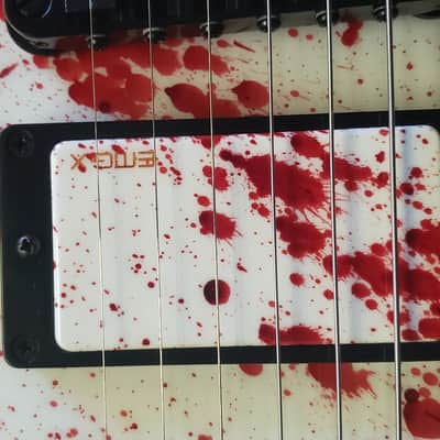 ESP USA Horizon II 2020 Blood Splatter image 8
