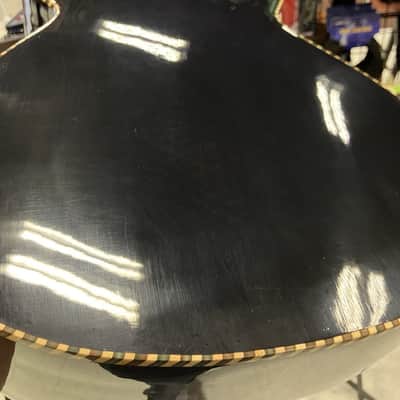 Alvarado Bajo Quinto Black Acoustic 10 String Guitar image 15
