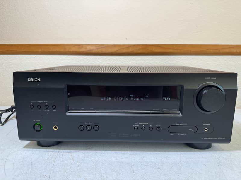 Denon AVR-391 Receiver HiFi Stereo 5.1 Channel Home Theater HDMI Surround Sound image 1