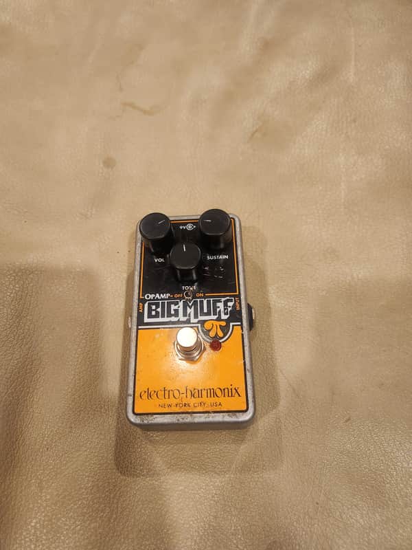 Electro-Harmonix Op Amp Big Muff Pi Reissue 2017 - Present - Black/Orange imagen 1