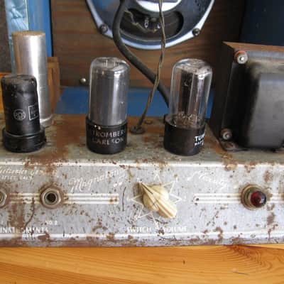 Magnatone Varsity 1950's MOT Blue Amp & Magnatone Lap Steel image 7