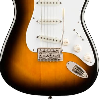 Squier Classic Vibe '50s Stratocaster Electric Guitar Maple FB, 2-Color Sunburst image 1