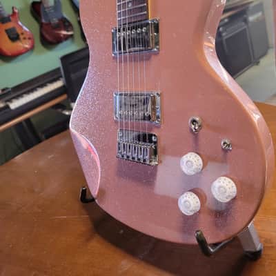 Refurbished and Modified Washburn Lyon LI15 2010 - Metallic Pink image 4