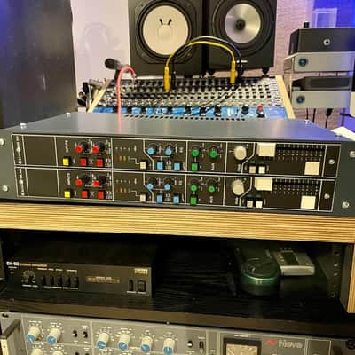 🔥[pair] 1979 BEAG EME 593 Mic/Line Channel Strips Preamp EQ (Telefunken) image 2