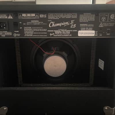 Fender Champion II 25 25-Watt 1x8" Guitar Combo 2024 - Present - Black image 2