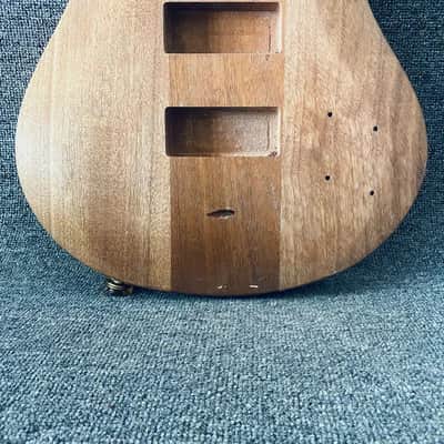 Mahogany Wood 4 String Electric Bass DIY Project Body image 5