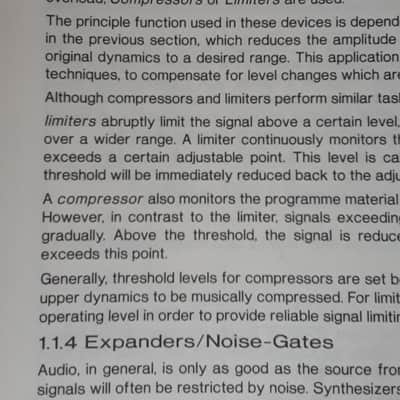 Operating Manual for Behringer Composer MDX 2100 in English and German1995 image 10