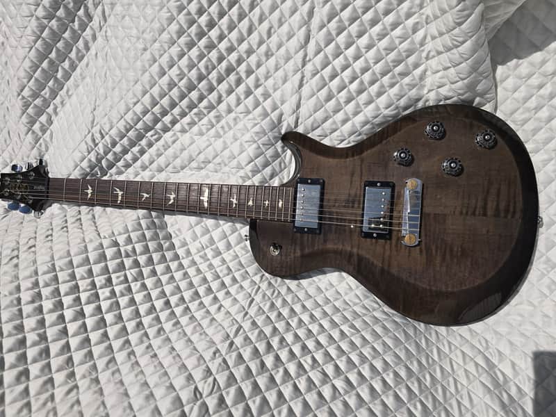 PRS S2 Singlecut 2014 USA Grey Black Flame Top – Excellent, Barely Played image 1