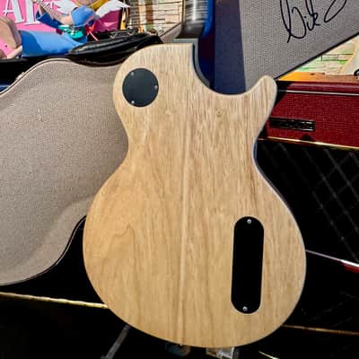 Nik Huber LEFT HANDED  KRAUSTER II “ Custom Shop” KORINA &  Super Flame Top  2016  Charcoal Black image 7