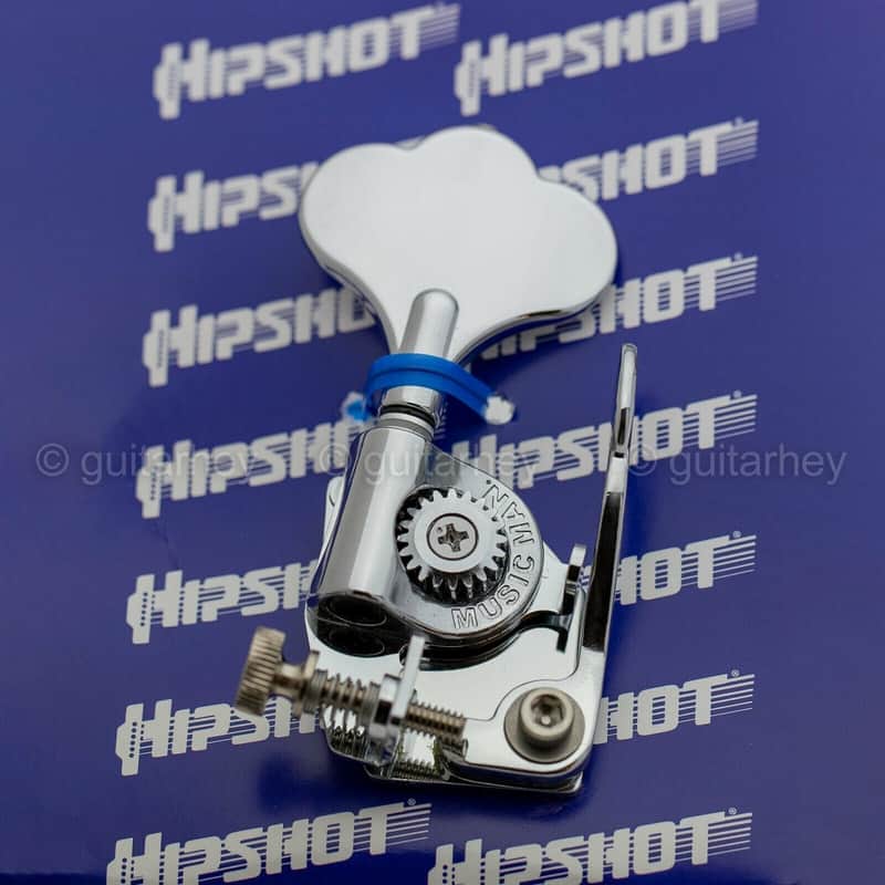 NEW Hipshot BT13 Bass Drop D De-tuner X-tender MUSIC MAN Bass Clover Key, CHROME image 1