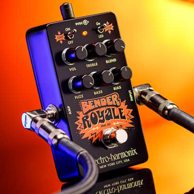 Electro-Harmonix Bender Royale Fuzz Classic Germanium Fuzz Black - Brand New / Authorized Dealer image 10