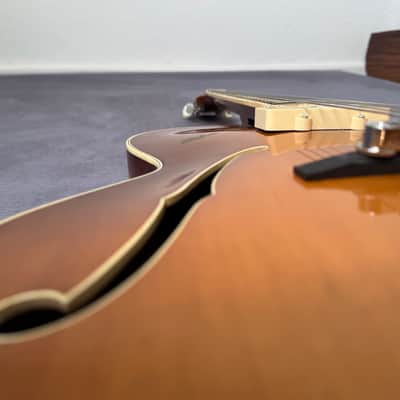 Hofner 4550 S - 1950s archtop guitar - fretjob, electrified, player image 22