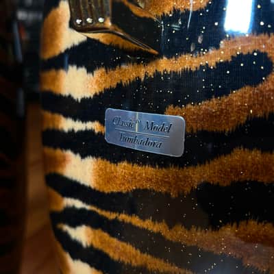 LP Latin Percussion Raul Rekow Signature Tiger Print Conga Tumba Duo Pair Set w/ Gold Hardware image 7