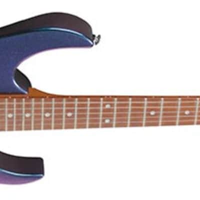 Ibanez GRG121SP Gio Electric Guitar, Jatoba Fingerboard, Blue Metal Chameleon image 2