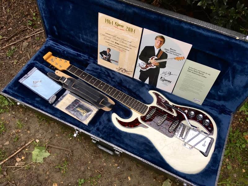 Burns 64 Hank Marvin Ltd Edition 'FACTORY FRESH CONDITION' 2004 - White image 1