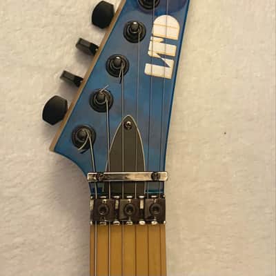 ESP LTD MH-103 QM - See Thru Blue image 11