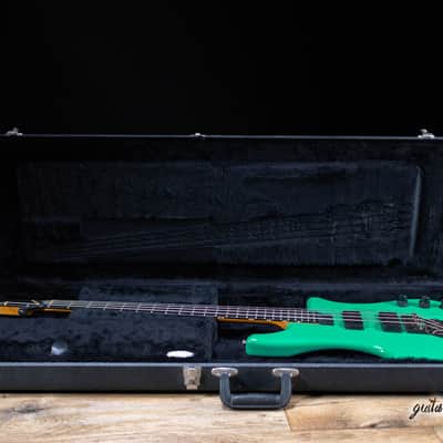1987 Kubicki Ex Factor 4-String Bass w/ Case – Bahama Green image 11