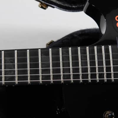 2021 Gibson Les Paul Studio Dark – Burstbucker Pro Pickups – Ebony Board – Blacked Out – w/ Case image 5