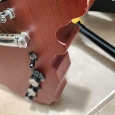 Epiphone USA Map Guitar Reissue 2005 - Natural Mahogany image 8
