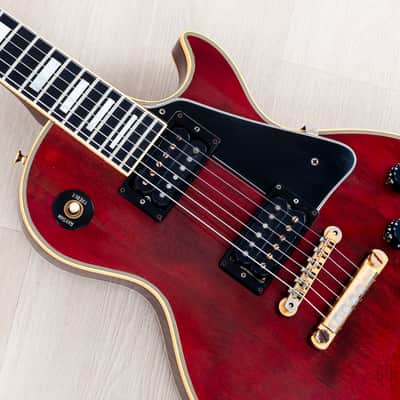 1975 Gibson Les Paul Custom Vintage Guitar Cherry w/ T Tops, Case image 7