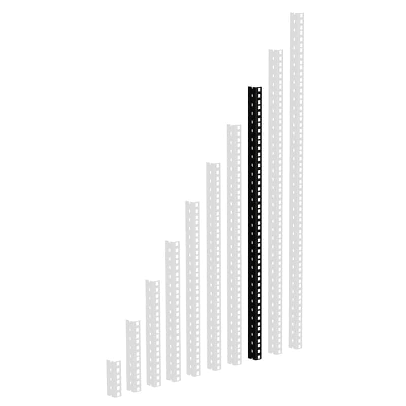 Adam Hall Rack Rail 16 Black image 1