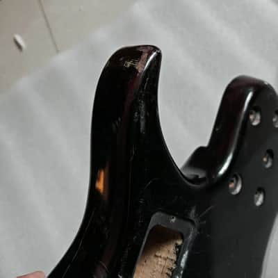 5 String Electric Bass Body with Quilted Maple Top image 5