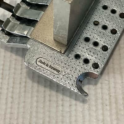 1980's Original German Made Chrome Floyd Rose Guitar Tremolo Bridge image 11