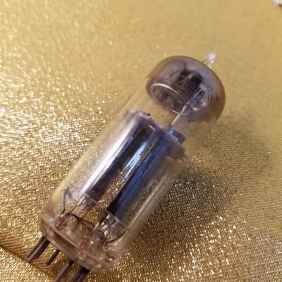 Tung-Sol Matched Pair (2) 12BH7A tNOS AT1000 TESTED Vacuum Tubes black plate 12BH7 dual triode 1950-1960 image 13