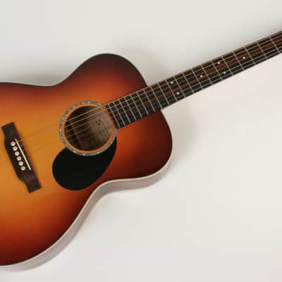 Jewitt Acoustic Guitars OM-MPL/SB New Sunburst Engelmann Top Maple Back/Sides image 2