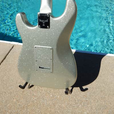 Fender Custom Shop  Stratocaster 1999 Silver Sparkle Used In Red Hot Chili Peppers Video Cant Stop image 8