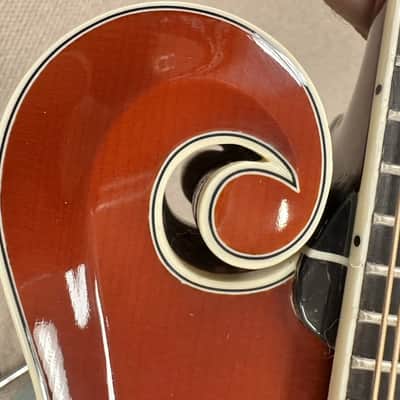 Kentucky KM-855 Artist F-Style Mandolin Amber Burst image 17